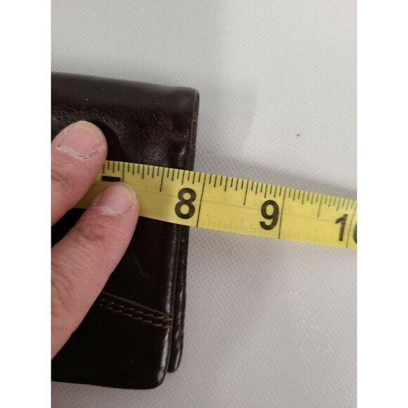 Kavis Brown Genuine Leather Women Wallet - Picture 4 of 6